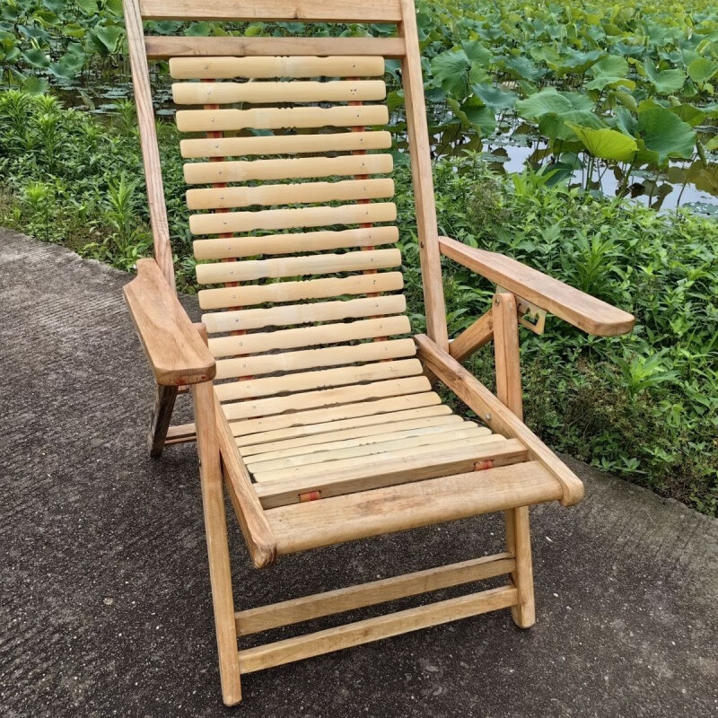 脂匠阁老式竹躺椅老式折叠椅老款夏天凉椅可折叠凉椅农村躺椅子午睡