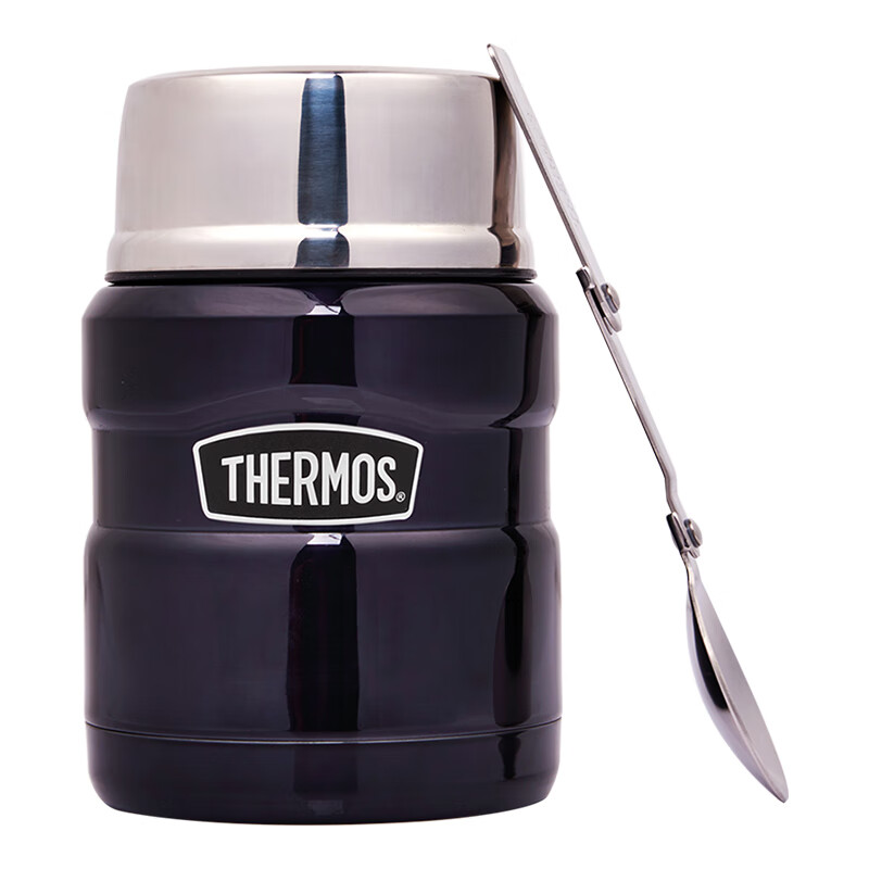膳魔师(thermos)膳魔师不锈钢焖烧杯食物罐保温饭盒配勺子sk-3000-mb