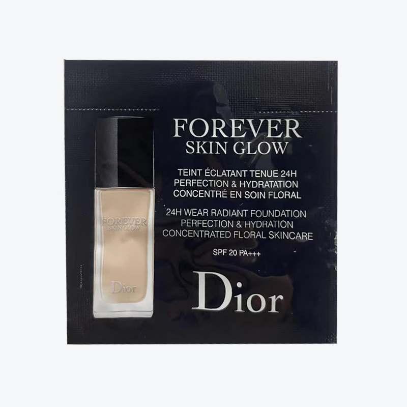 迪奥（Dior）新一代锁妆粉底液柔润亮泽干皮持妆水润送女友送老婆礼物 亮泽ON#0.7ML