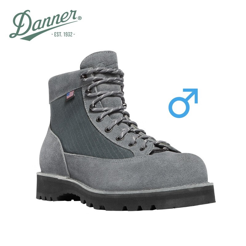 DANNER丹纳都市户外休闲运动wander联名男Danner Light防水高帮工装鞋靴 30483 灰色 男EE宽版 41