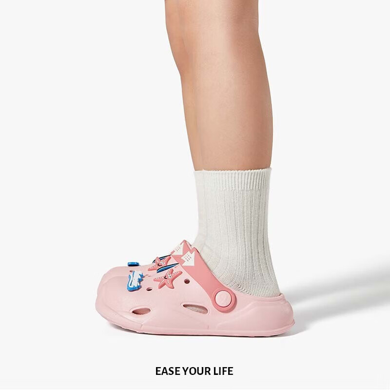 朴西海底总动员夏季室外女童凉拖鞋居家防滑宝宝拖鞋儿童洞洞鞋男 向日黄 20-21 (150mm)