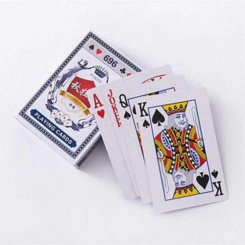 牌休闲娱乐游戏扑克秋牡丹家用成人斗地主加厚扑克牌 秋牡丹扑克 2副