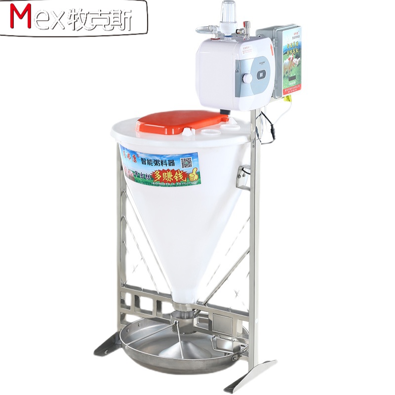 猪用智能粥料机自动喂食器保育育肥干湿料温热粥猪食槽 140升育肥加热