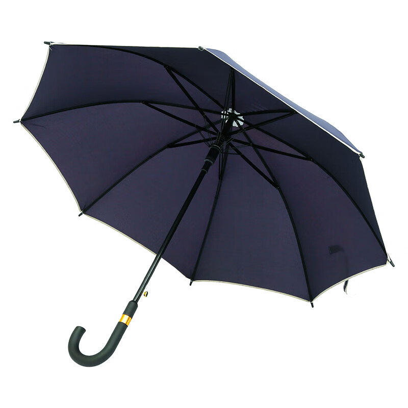 信发（TRNFA）TN-1104 8骨雨伞长柄直杆 弯把雨伞自开商务晴雨伞 男女通用户外雨具 黑色