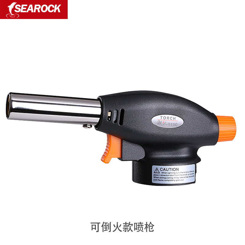 便携式高温喷火枪喷枪头户外点火器枪头烧猪毛家用喷枪烘焙火焰枪 胖