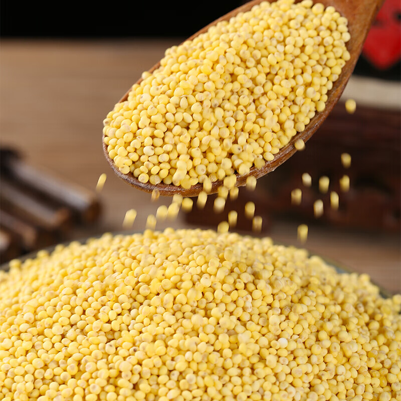 虎钢馋东北大黄米新米黏黄米粘糯小米黍子米粘豆包粽子黏米饭黏黄米