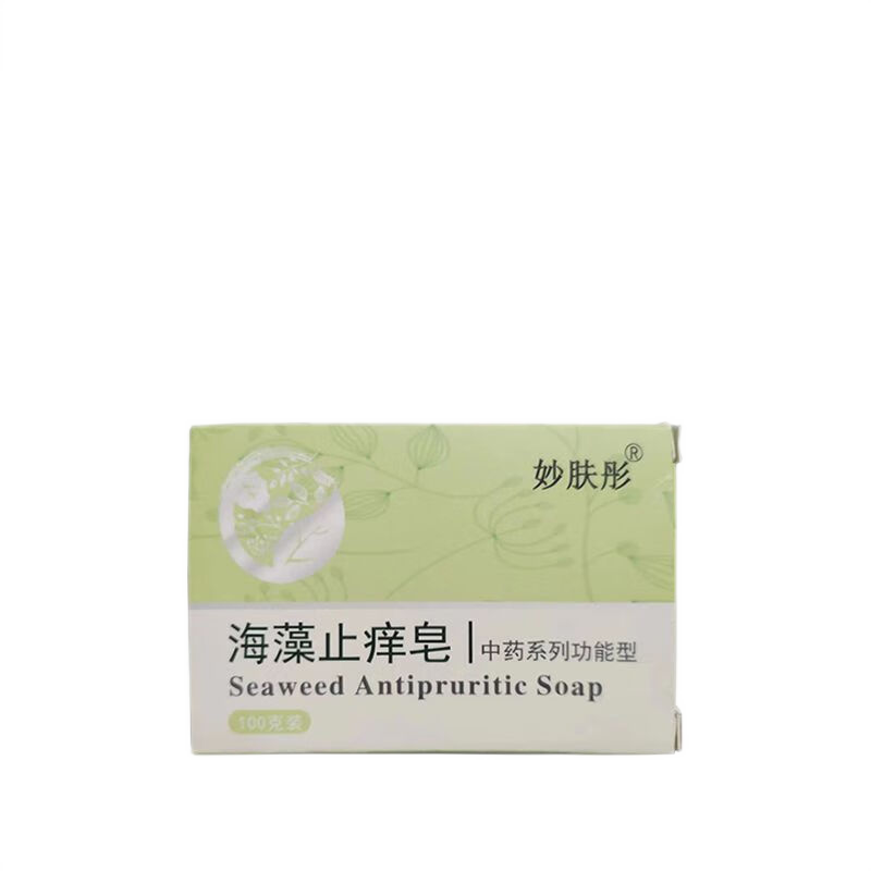 妙肤彤中草药止痒药皂洗澡香皂皮肤瘙痒蚊虫叮咬止痒消肿抑菌除螨手工皂 100g 纯中药植物成分/温和止痒 一盒装[贵在]建议拍多盒更划算