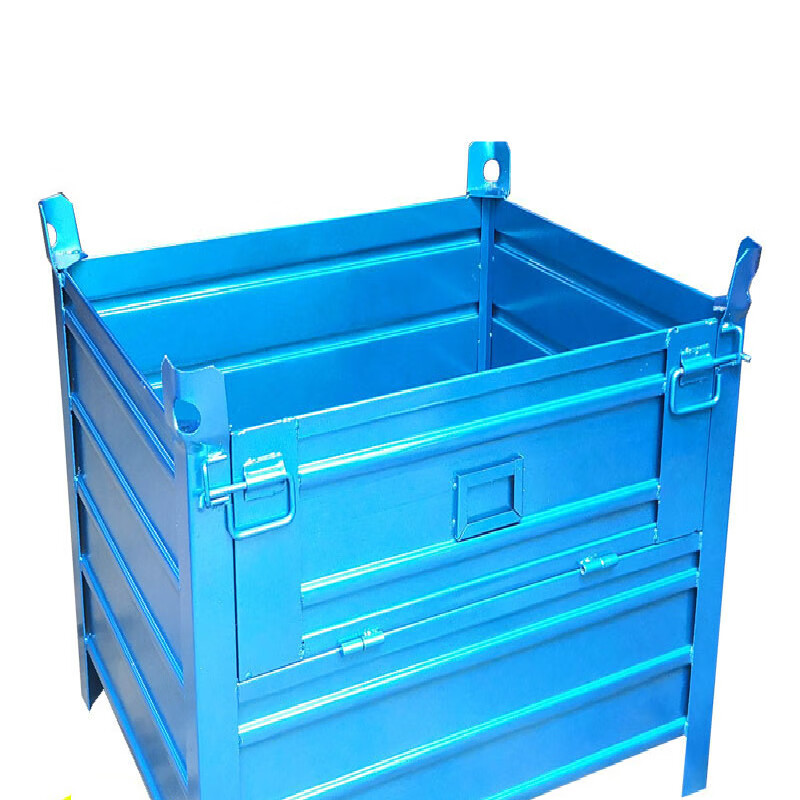 康权耐周转箱金属周转箱铁板箱物流箱铁皮箱仓储框重型周转箱车间周转