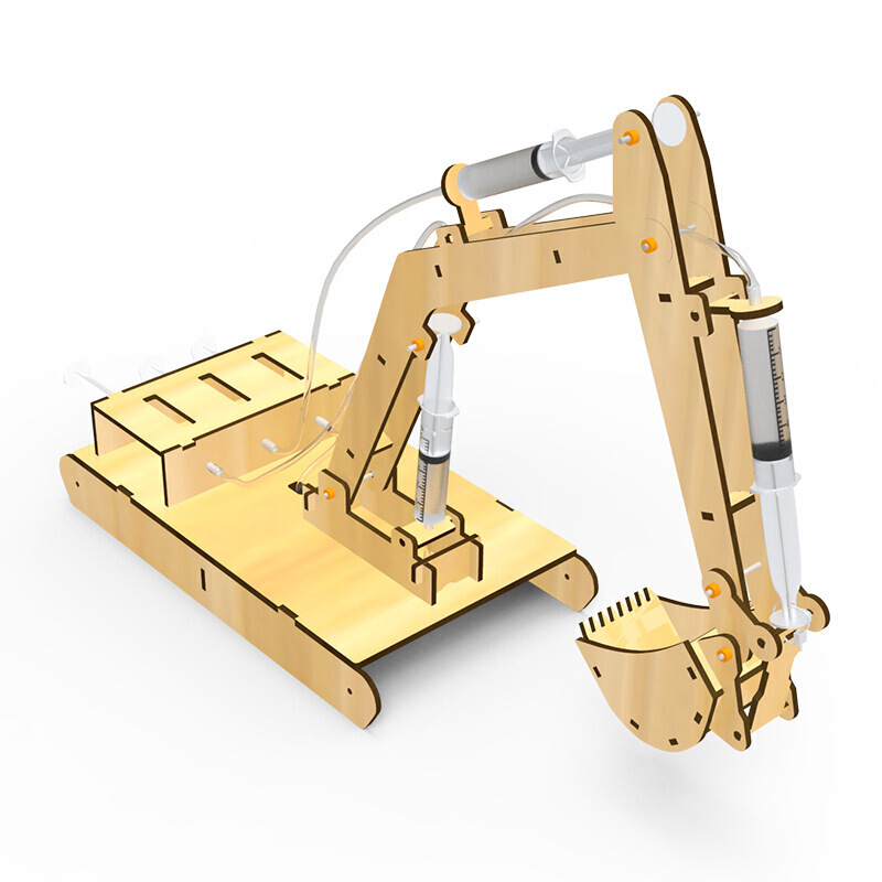 新年礼物 儿童科技小制作液压机械手金刚狼爪小学生科学手工玩具模型