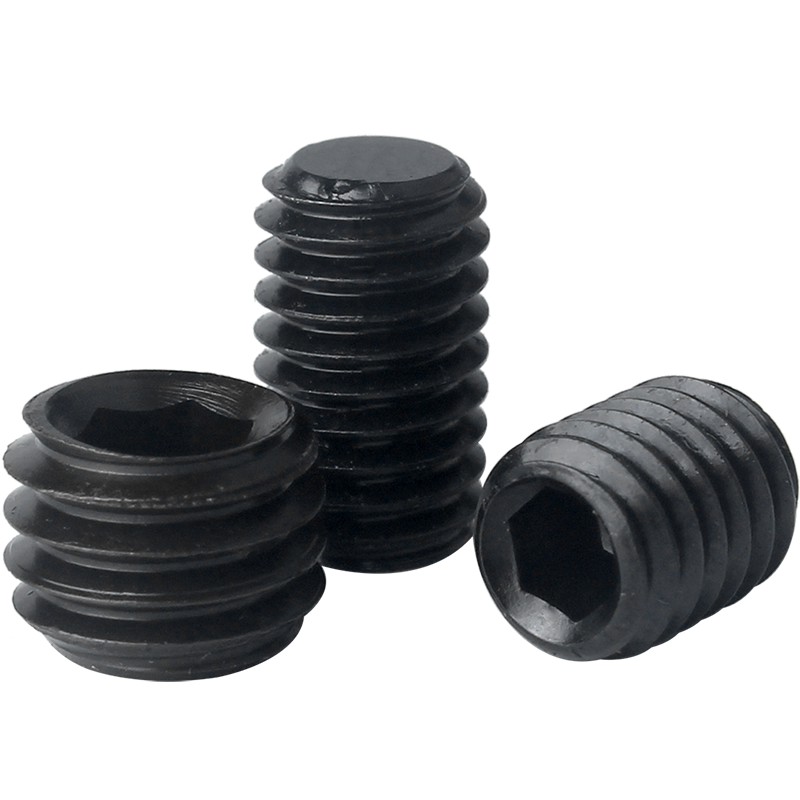 寶德豐12.9級平端緊定機米螺絲無頭螺絲釘內(nèi)六角基米螺釘頂絲國標(biāo)大全 12.9級 M8x10(50個)