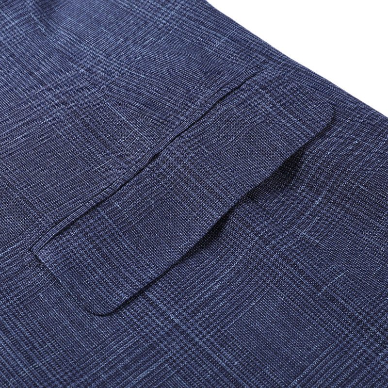 MAYOR男装春季Loro piana进口面料商务休闲舒适正装西服单西男 蓝色 175/104A(52EXC)