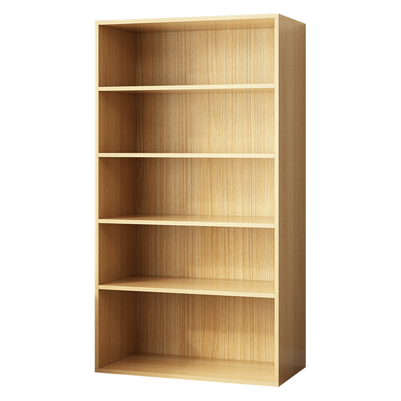 木匠印记书架书柜简约落地多功能时尚省空间储物多层置物书架柜子 湖蓝色4层 60x24x106