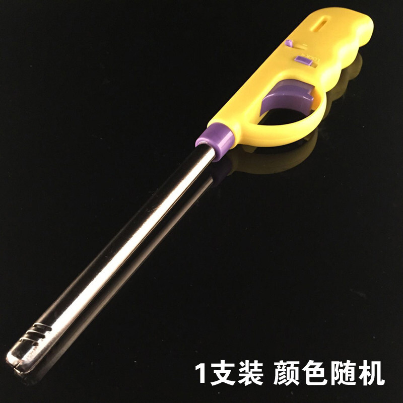 点火棒枪器煤气灶天然气打火机厨房蜡烛烧烤加长嘴手柄明火可充气  经典款耐用型1支(数量有限)