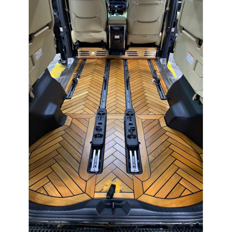 新款埃尔法实木地板威尔法游艇木地板埃尔法改装木地板汽车脚垫
