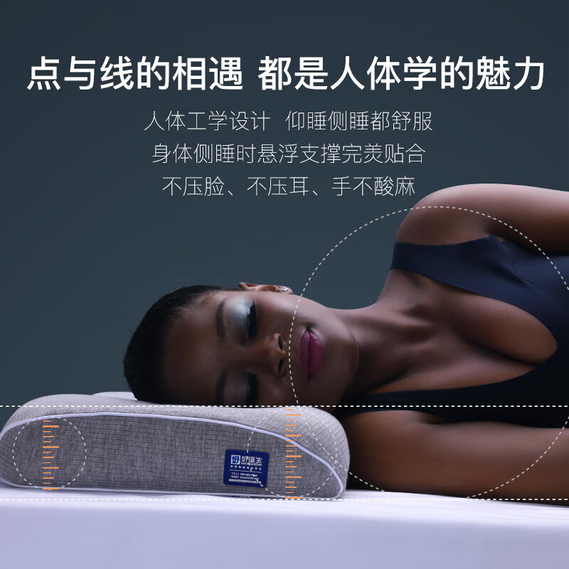 好医生（HAOYISHENG）成人高端枕头深度睡眠养护修复颈椎专用枕医用反弓级双十二送礼物 京东折扣/优惠券