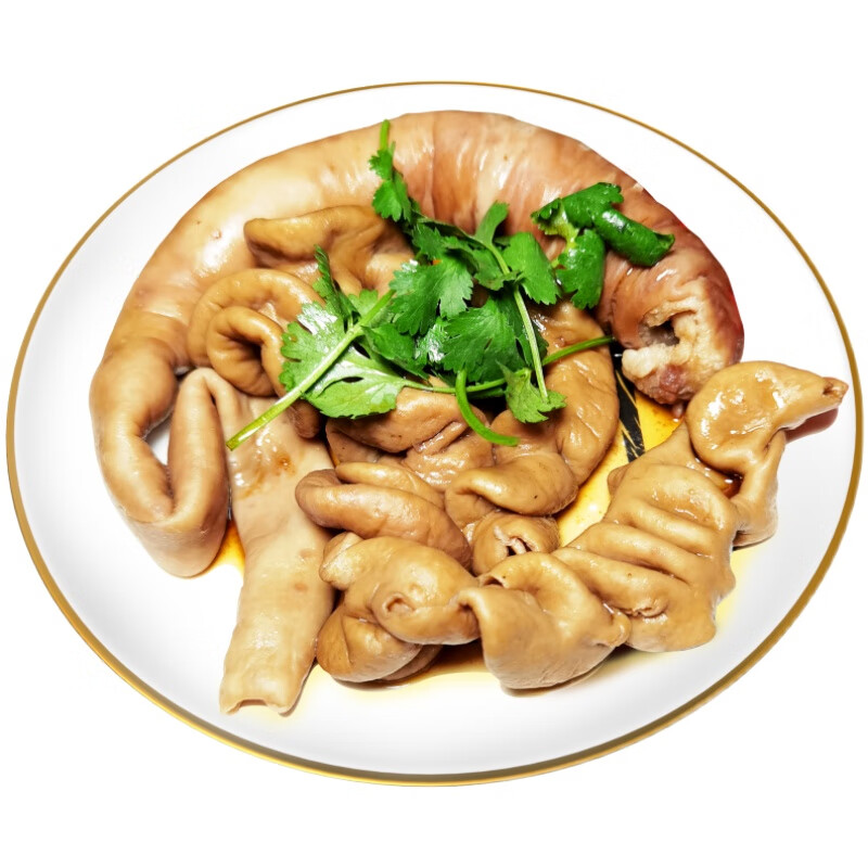 虎钢馋半斤潮汕卤水网红拉丝猪大肠头卤味猪肥肠肉熟食美食卤菜卤