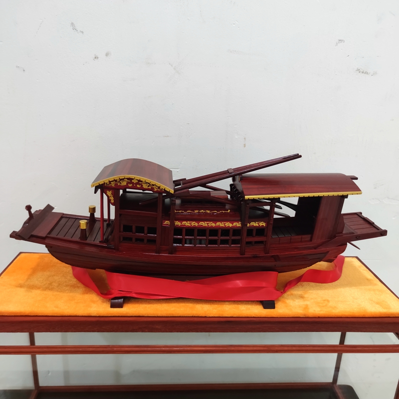 南湖红船模型中式摆件中国风嘉兴红船模型船装饰品工艺品手工礼品 42