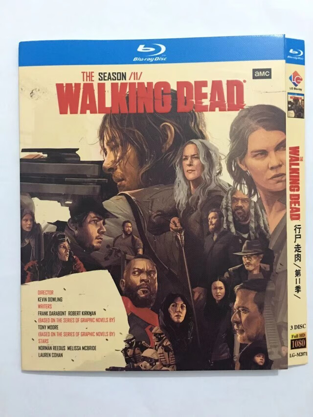 蓝光bd剧集 行尸走肉第11季盒装蓝光碟2022 2022