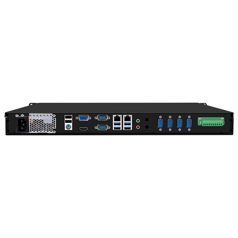 倍控9代12代H610芯片1U工控機酷睿i3i5i7四核機房動(dòng)環(huán)監控電腦ETC服務(wù)器多串口機器19英寸機架式主機 i5-6400 8G+256G  310P主板 1U機箱 雙網(wǎng)6串口帶GPIO FLE