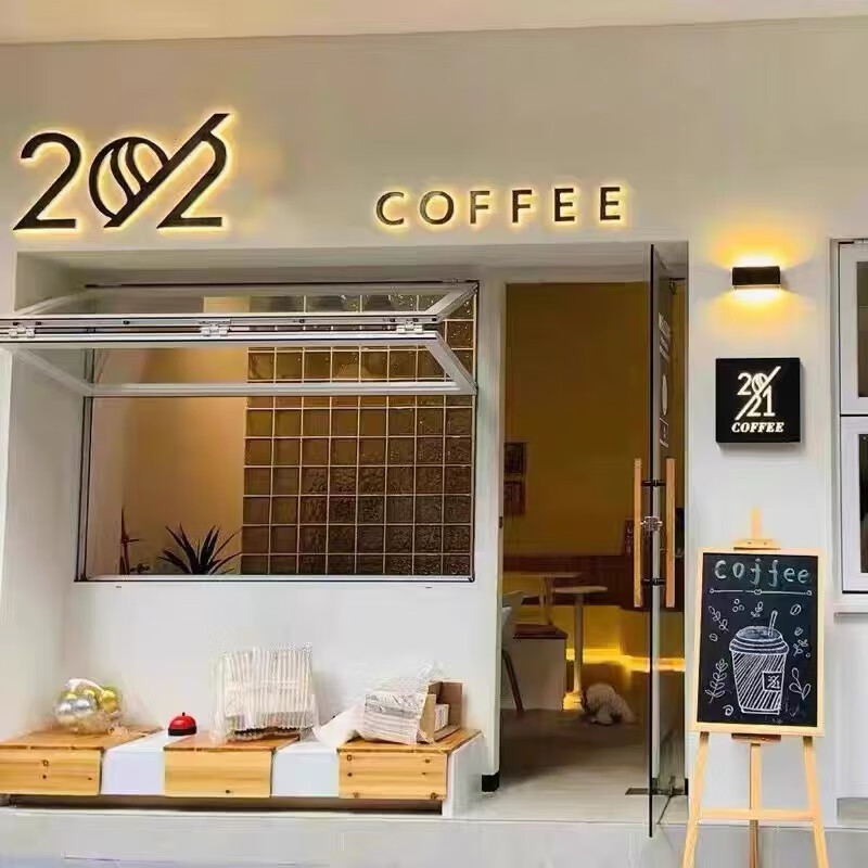 铝合金上下提拉窗上下折叠窗网红奶茶咖啡店左右铝合金窗厨房吧l 40款