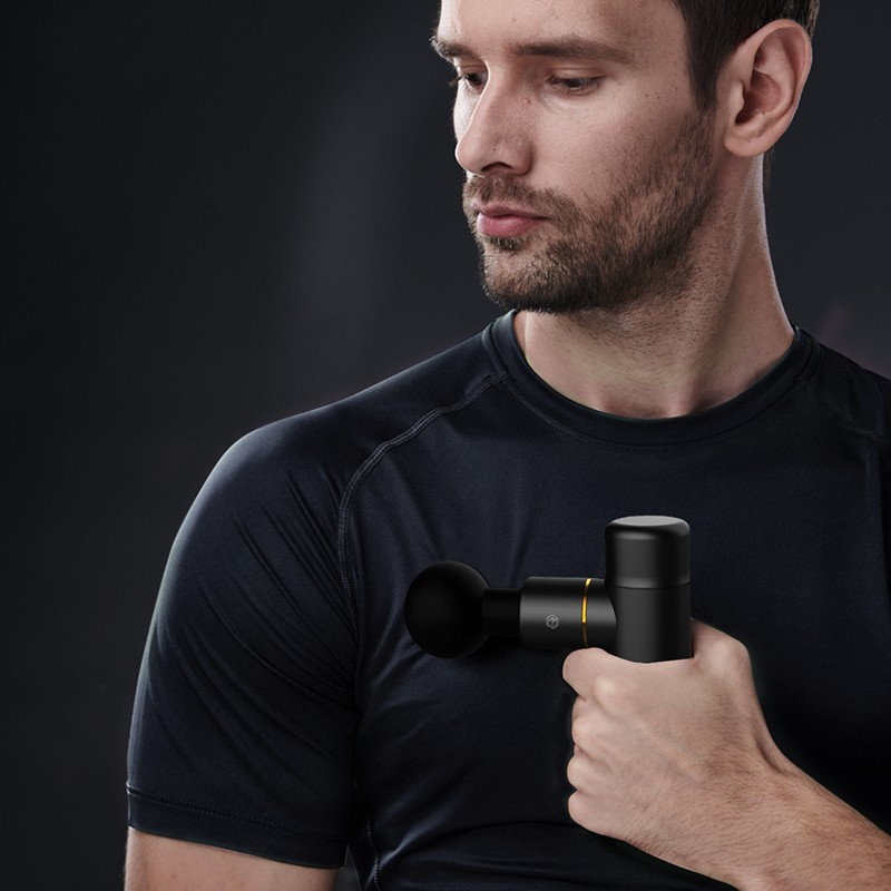 京东京造 ForU口袋筋膜枪Pro 迷你按摩枪肌肉按摩器颈膜枪按摩枪按摩器  情人节礼物送男女磨砂黑（包装盒）