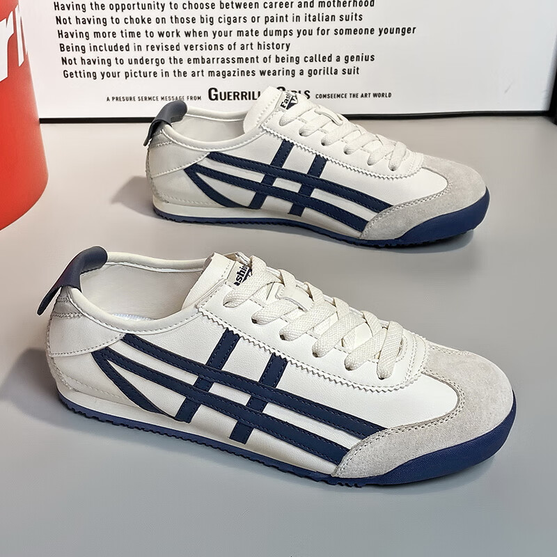 斐利汐迪老虎tiger阿甘鞋男款轻便小白鞋复古运动休闲板鞋潮流跑步