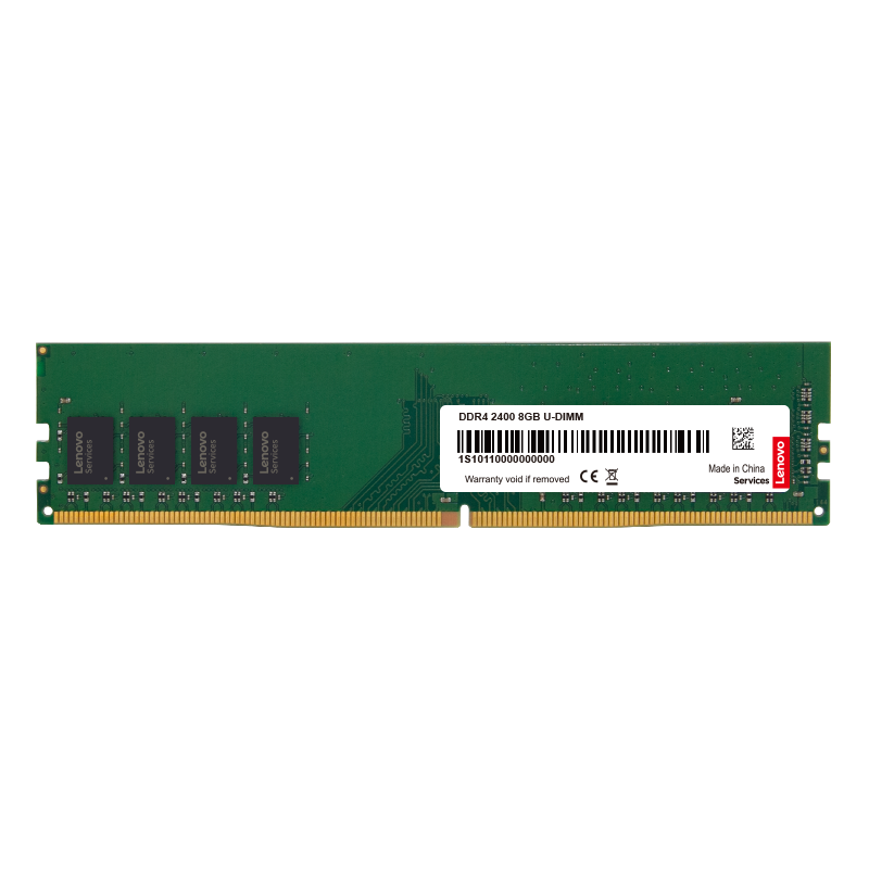 Lenovo 联想 DDR4 2400MHz 台式机内存 普条 绿色 8GB