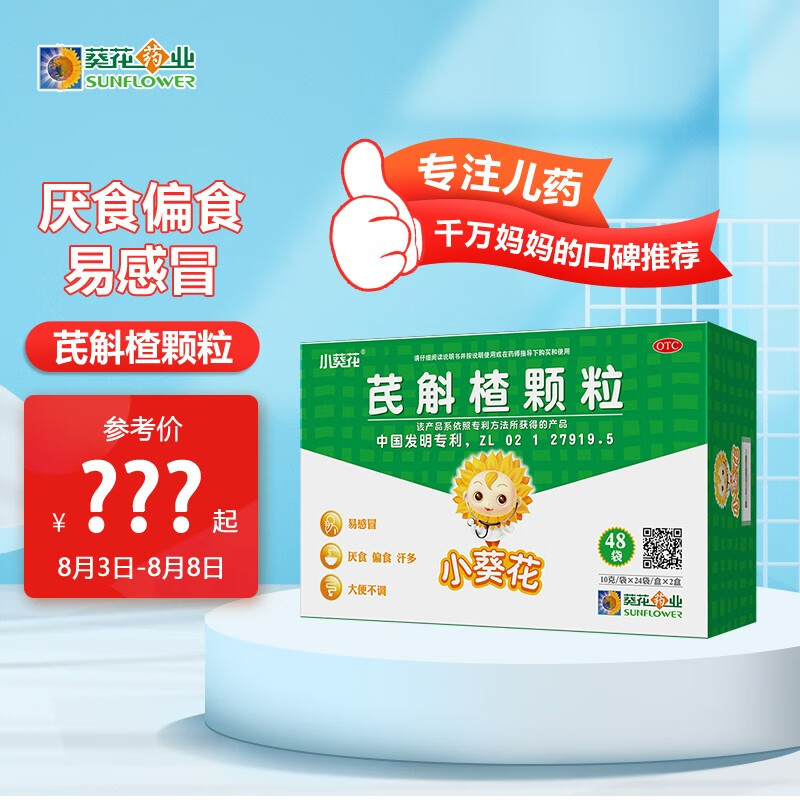 小儿健康必备!葵花儿科专科用药历史价格及趋势分析