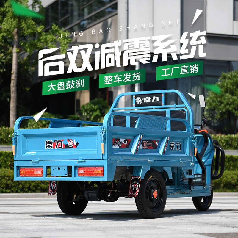 0快递车电动三轮车全封闭电瓶车农用货车车加大中通韵达箱式载重王 套