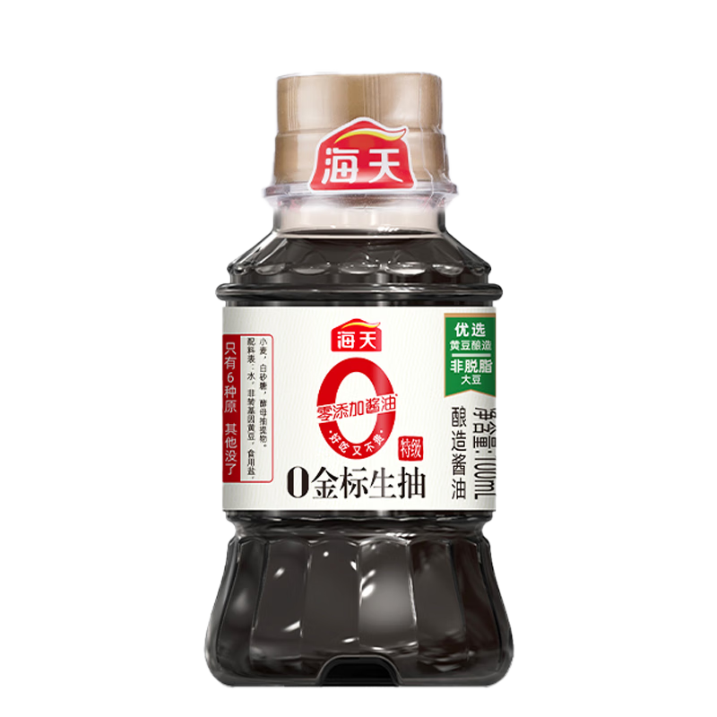 海天 零添加 特级 0金标生抽 100ml