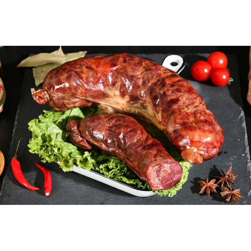 虎钢馋特产熟马肠1000g熏马肉正宗新疆伊犁地方特色美食新鲜马肠肋条