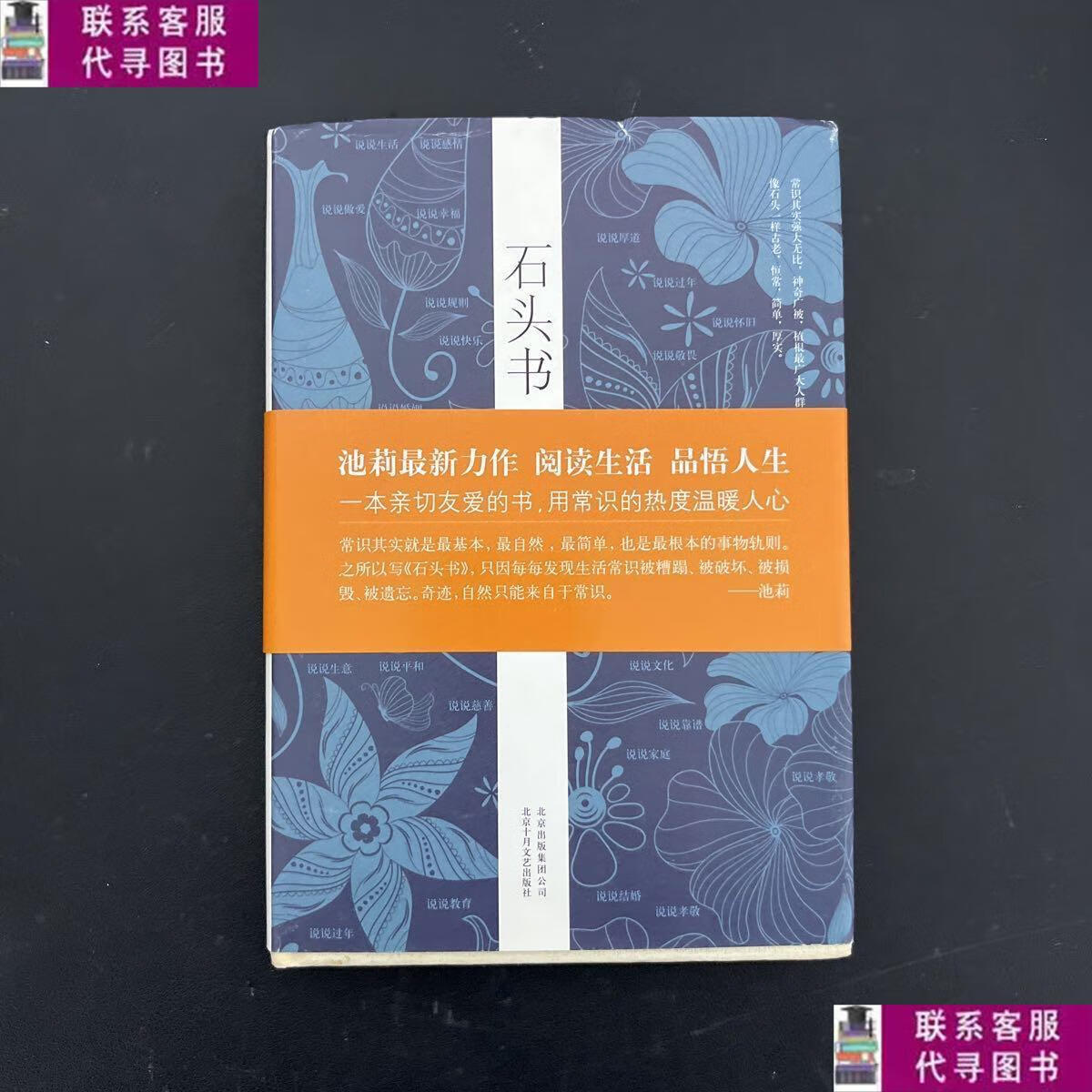 【二手9成新】石头书【一版一印】 /池莉 北京十月文艺出版社