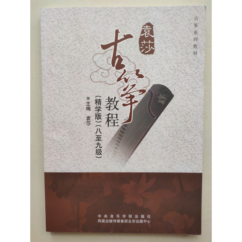 袁莎古筝教程入门8-9级全套巧学版教材书 古筝基础入门基础教程