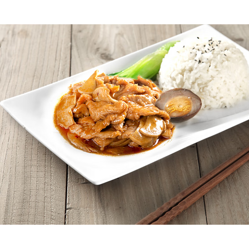 虎钢馋水煮肉片袋盖浇饭料理包外卖速食方便半成品菜简餐 1袋(240克)