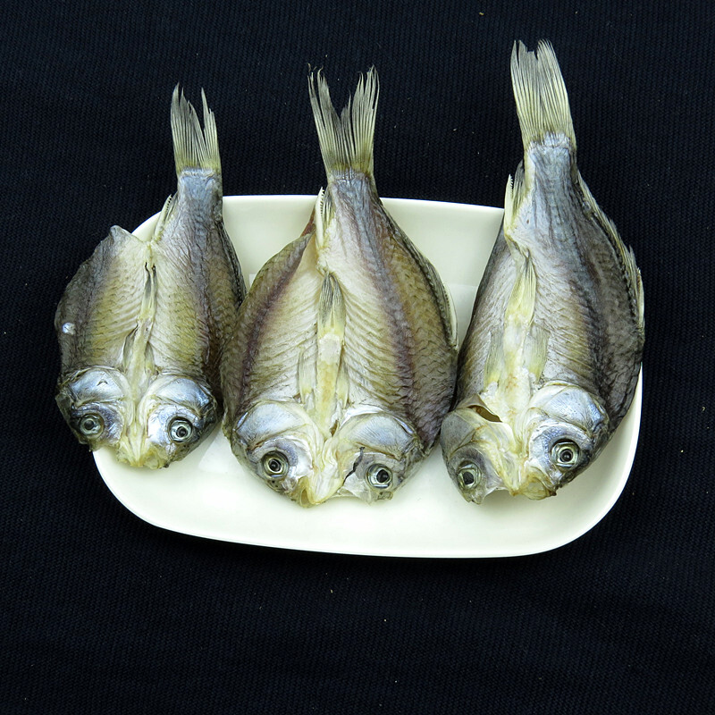 虎钢馋500g自制风干鱼开背鲫鱼干农家风味淡水小咸鱼干干货特产烧烤