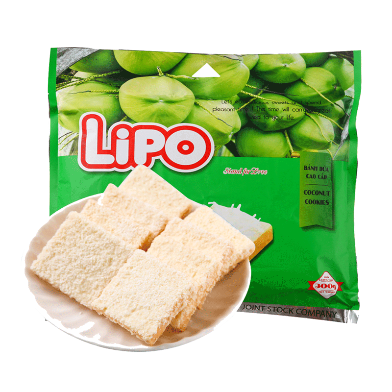 利葡（Lipo）椰子味面包干300g/袋的价格历史和趋势分析|怎么查京东饼干蛋糕全网最低时候价格