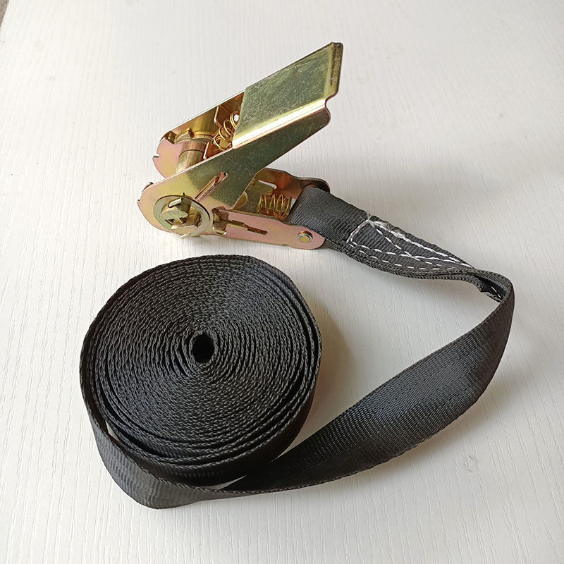 25mm涤纶棘轮拉紧器微型紧绳器小型货物捆绑器无钩固定器步步紧 橘黄