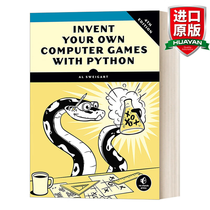 Invent Your Own Computer Games with Python, 4th Edition Python 英文原版 游戏编程快速上手 第四版 Al Sweigart