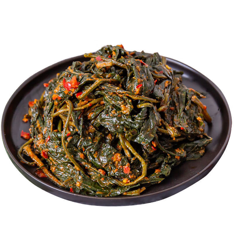 鲜有志东北苏子叶咸菜泡菜朝鲜下饭菜韩国酸辣味韩族紫苏叶手工小菜