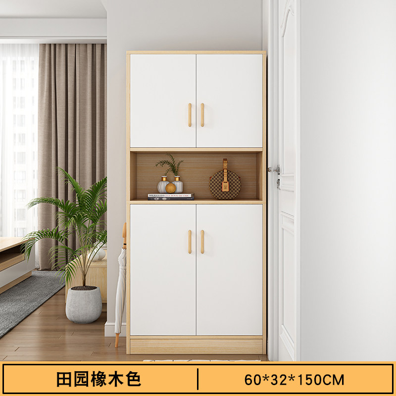 猫公子简约鞋柜家用门口2021新款简约现代鞋柜玄关柜一体有门小户型