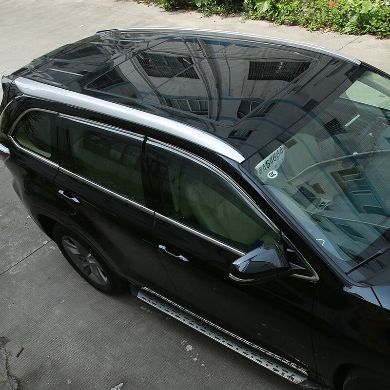 15款新汉兰达行李架车身顶架 2015新丰田汉兰达行李架 汉兰达改装件