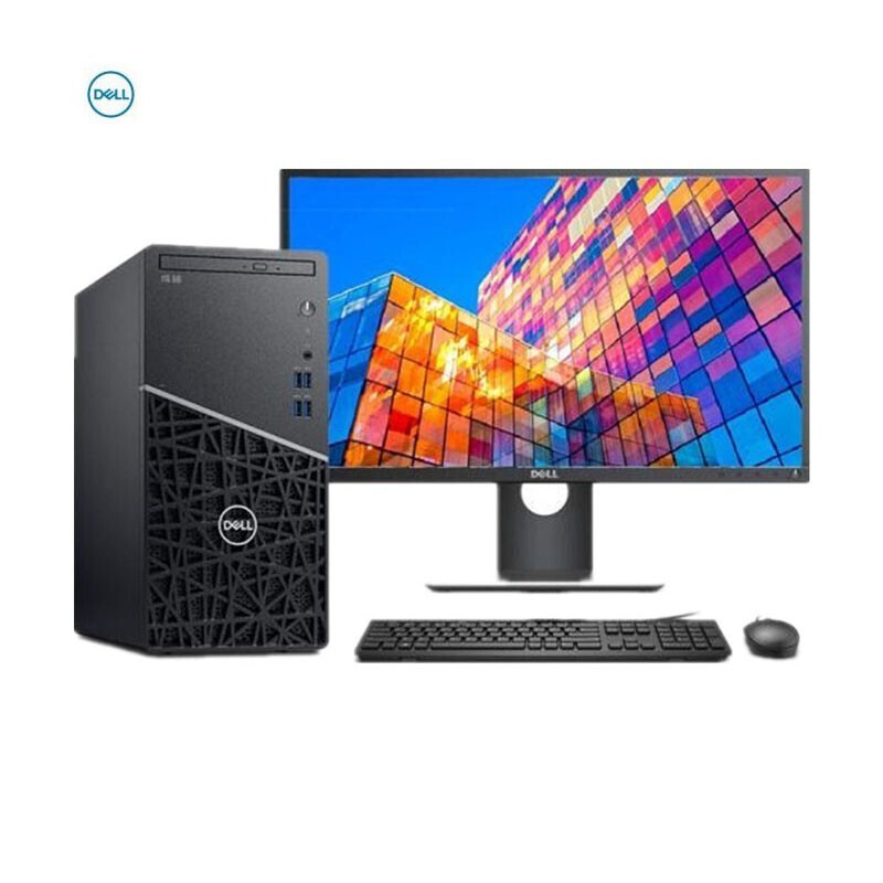 dell 戴尔(dell)成铭3991 商用办公台式机电脑 i5-10500/8g/1t/21.