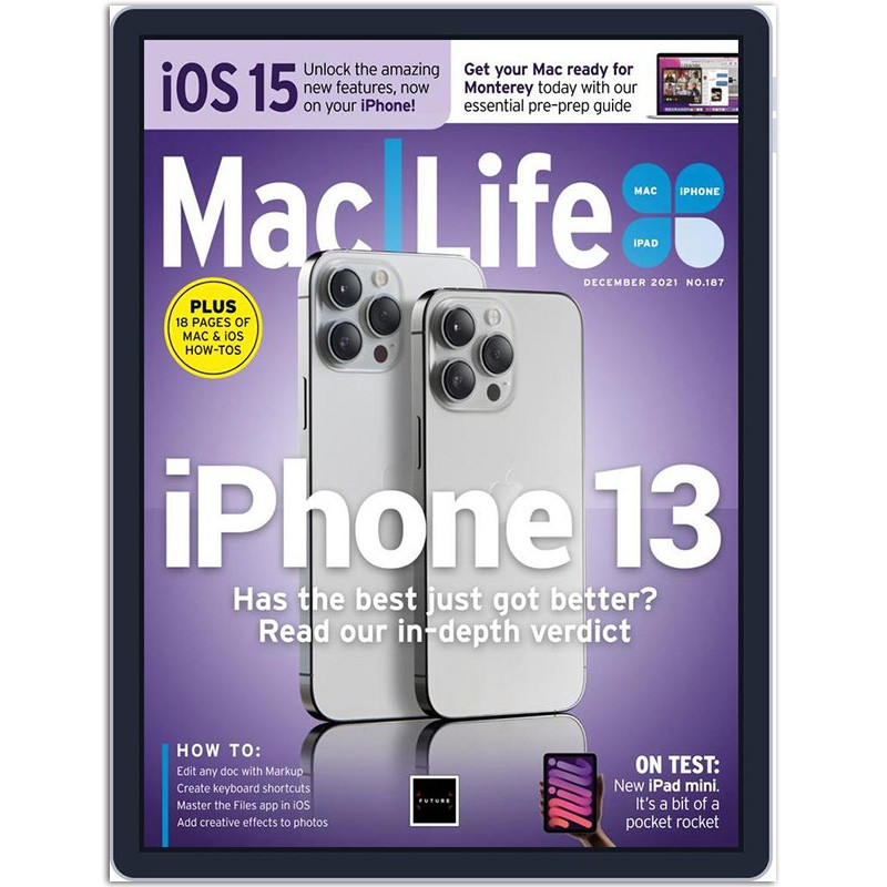 Mac Life 苹果生活电子科技杂志 2023/2021/22年单期可选 美国电子产品杂志 2021年12月刊
