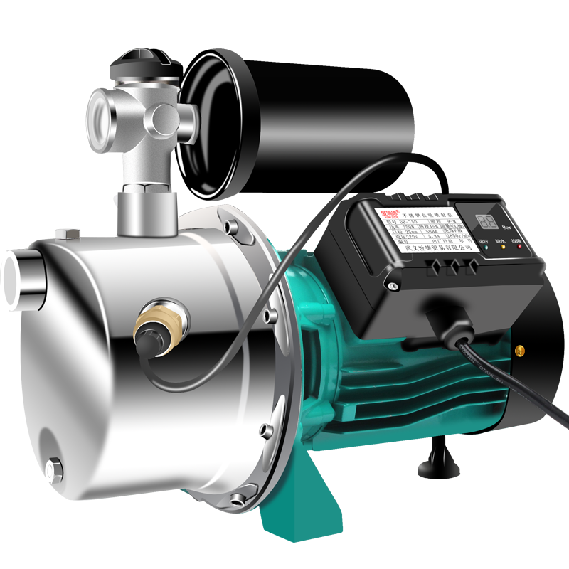 愛瑞德 不銹鋼增壓泵家用自吸泵噴射泵井水增壓抽水泵自動(dòng)自來水管道泵 550W不銹鋼款（缺水保護(hù)）