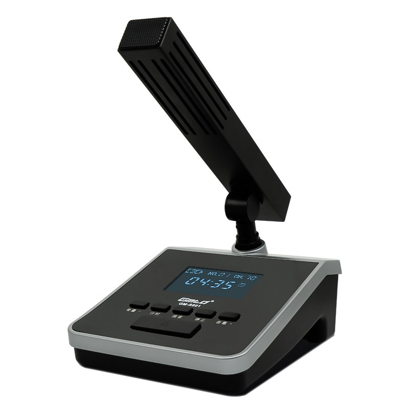 Gmtd 金迈视频会议麦克风无线话筒电脑USB专业远距离收音鹅颈台式方管短杆电容麦网络教学考研面试 GM-S601一拖一