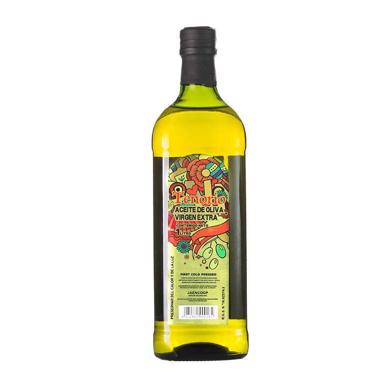 特诺娜西班牙原装原瓶进口特级初榨橄榄油炒菜健身食用油健身 1000单瓶