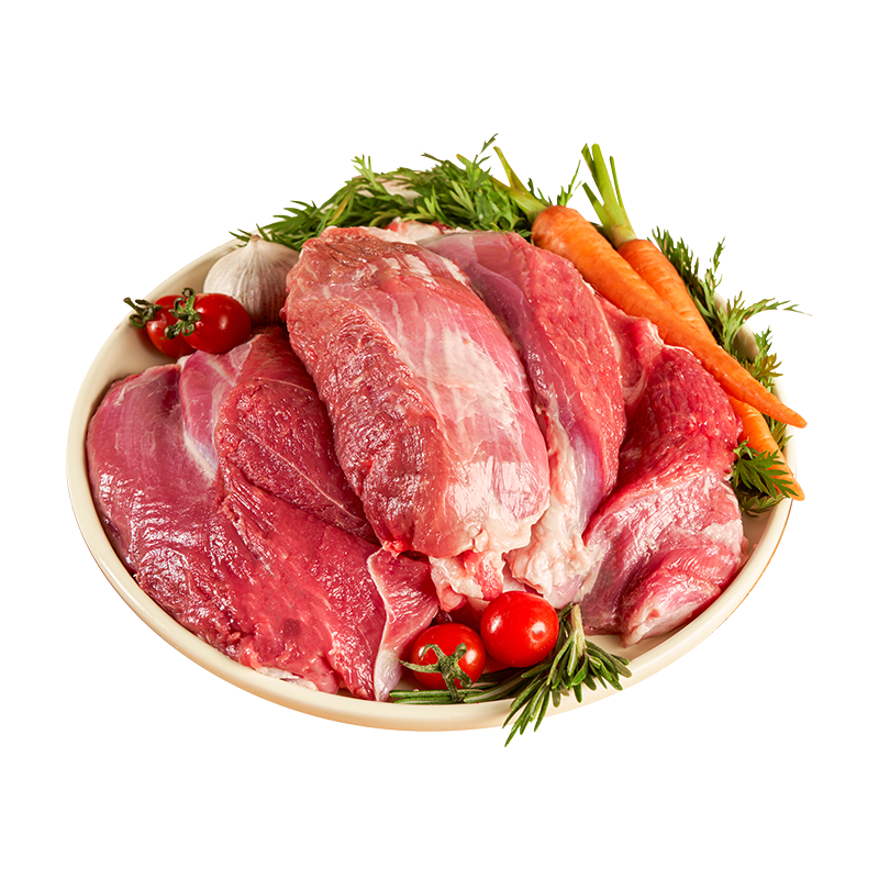 元牧希原切去骨羔羊后腿肉1kg*2袋 新鲜羊肉火锅烧烤食材生鲜年货