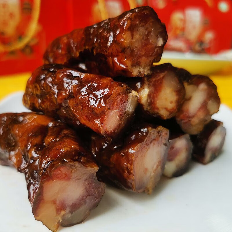 hogodag广西隆林特产黑猪腊肠熟食腊味烹饪即食下酒菜风味小吃产地