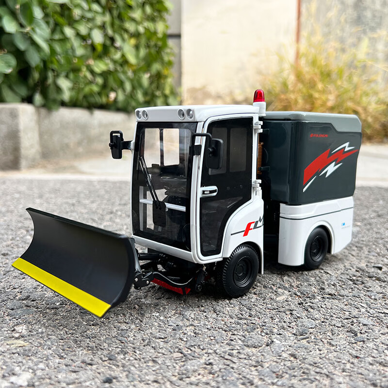 三合一洗扫车扫地车环卫车仿真合金机械模型 福龙马 扫地车