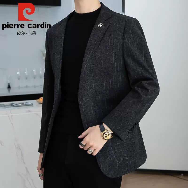 皮尔卡丹商务休闲西服男士2023春秋新款小西装外套商务休闲百搭帅气单西潮 2号色 175/L使用感如何?